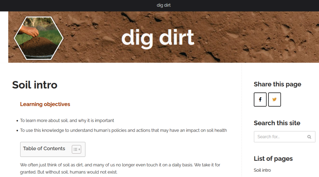 digdirt home page